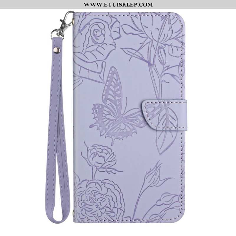 Etui Folio do Honor 90 Motyle I Smycz